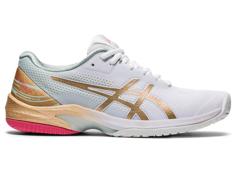 Sapatilhas Tenis Asics COURT SPEED FF Mulher Branco, 7794A474.549